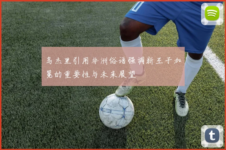 乌杰里引用非洲俗语强调新王子加冕的重要性与未来展望